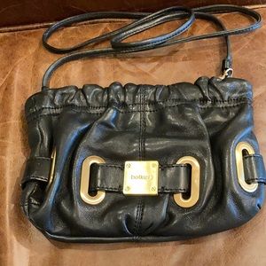 Black real leather Botkier small crossbody/satchel